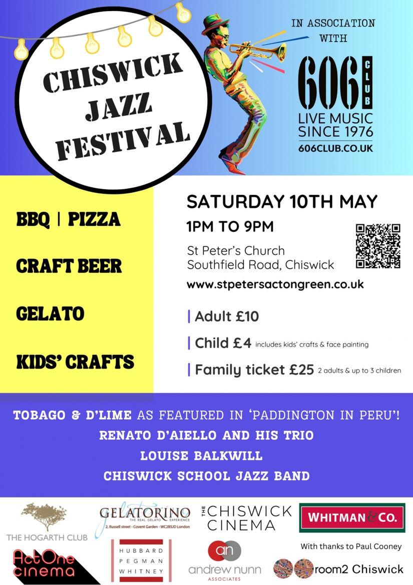 Chiswick Jazz Fest 2025 edit A4 flier