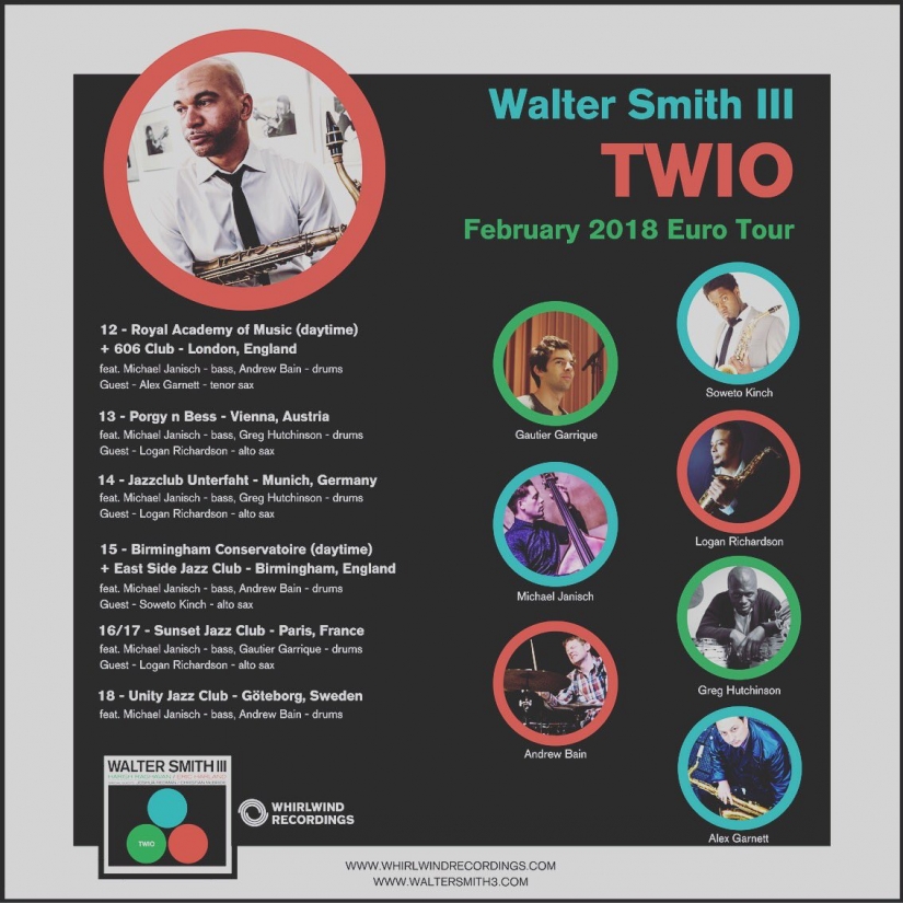 Walter Smith Feb 2018 tour poster