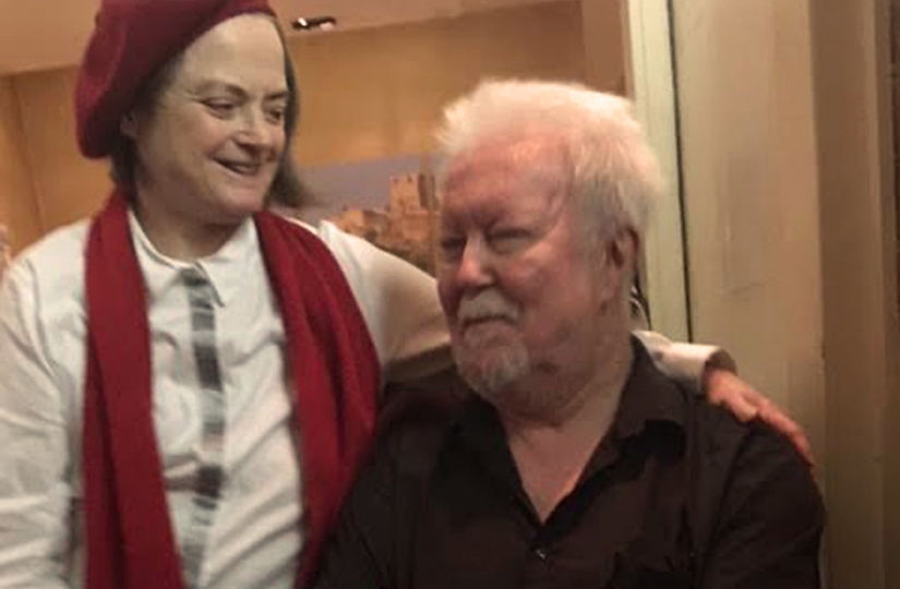 Niki with his sister Jane in 2018