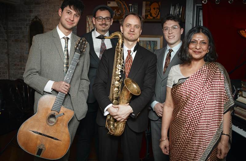 The Blue Orchids Trio with Robert Fowler & Annie Majin artwork from 606 Club