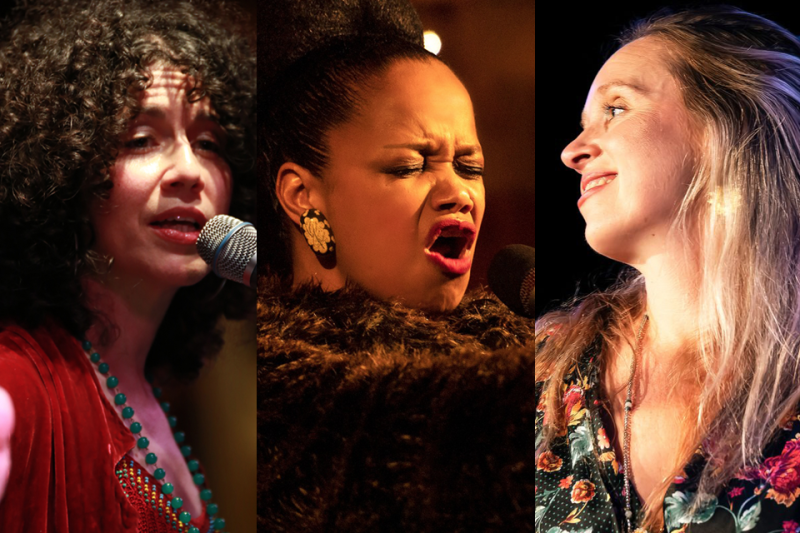 The Divas: Rachel Sutton, Lily Dior & Vimala Rowe artwork from 606 Club