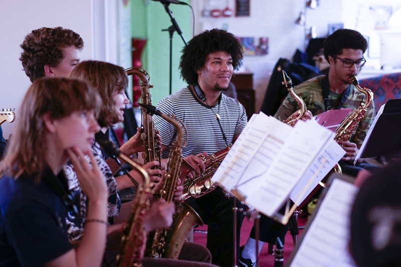 World Heart Beat Music Academy and the Julian Joseph Jazz Academy present 'Together We Go Forward' artwork from 606 Club