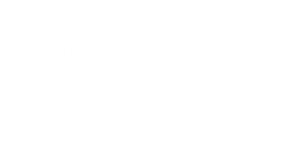 Czech Center Logo 30YEARS BandW 01 white